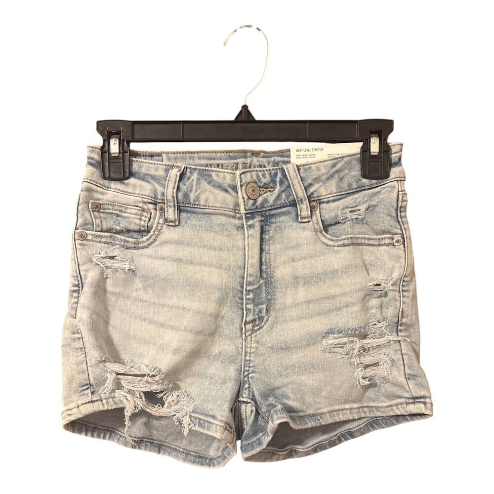 American Eagle Next Level Stretch High V-Rise Shortie Size 26W/US2 Sz 2 NWT